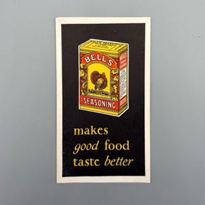 Bell’s Spiced Seasoning, Makes Good Food Taste Better, Vintage Advertising Recipe Pamphlet (1930)