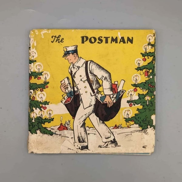 Charlotte Kuh & Kurt Wiese, The Postman, Rare Vintage Illustrated MacMillan Happy Hour Children's Book w/ Dust Jacket (1929)