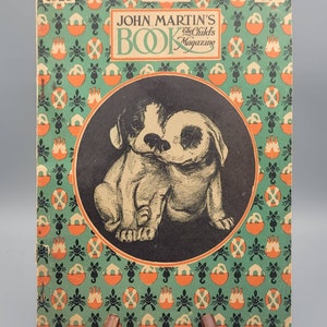 John Martin&#39;s Book, The Child&#39;s Magazine, April Issue, Vintage Illustrated Children&#39;s Magazine (1928)