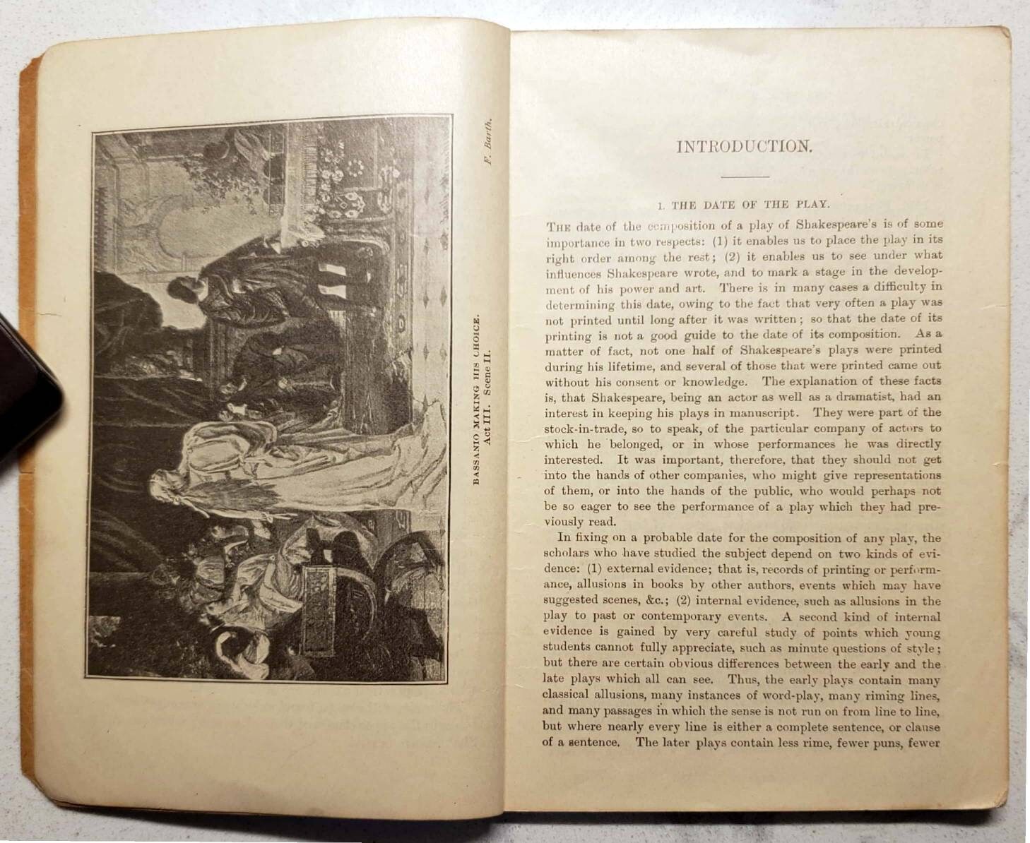 William Shakespeare, Merchant of Venice, Antique Softcover Book