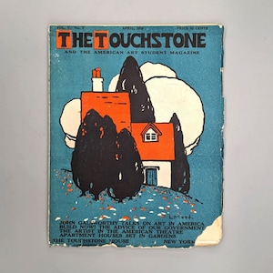 The Touchstone and the American Art Student Magazine, April Issue, Rare Vintage Art & Design Magazine (1919)