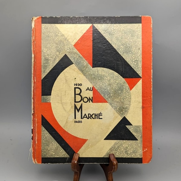 Le Bon Marché, Agenda Du Bon Marché, Vintage French Art Deco Illustrated Planner (1930)