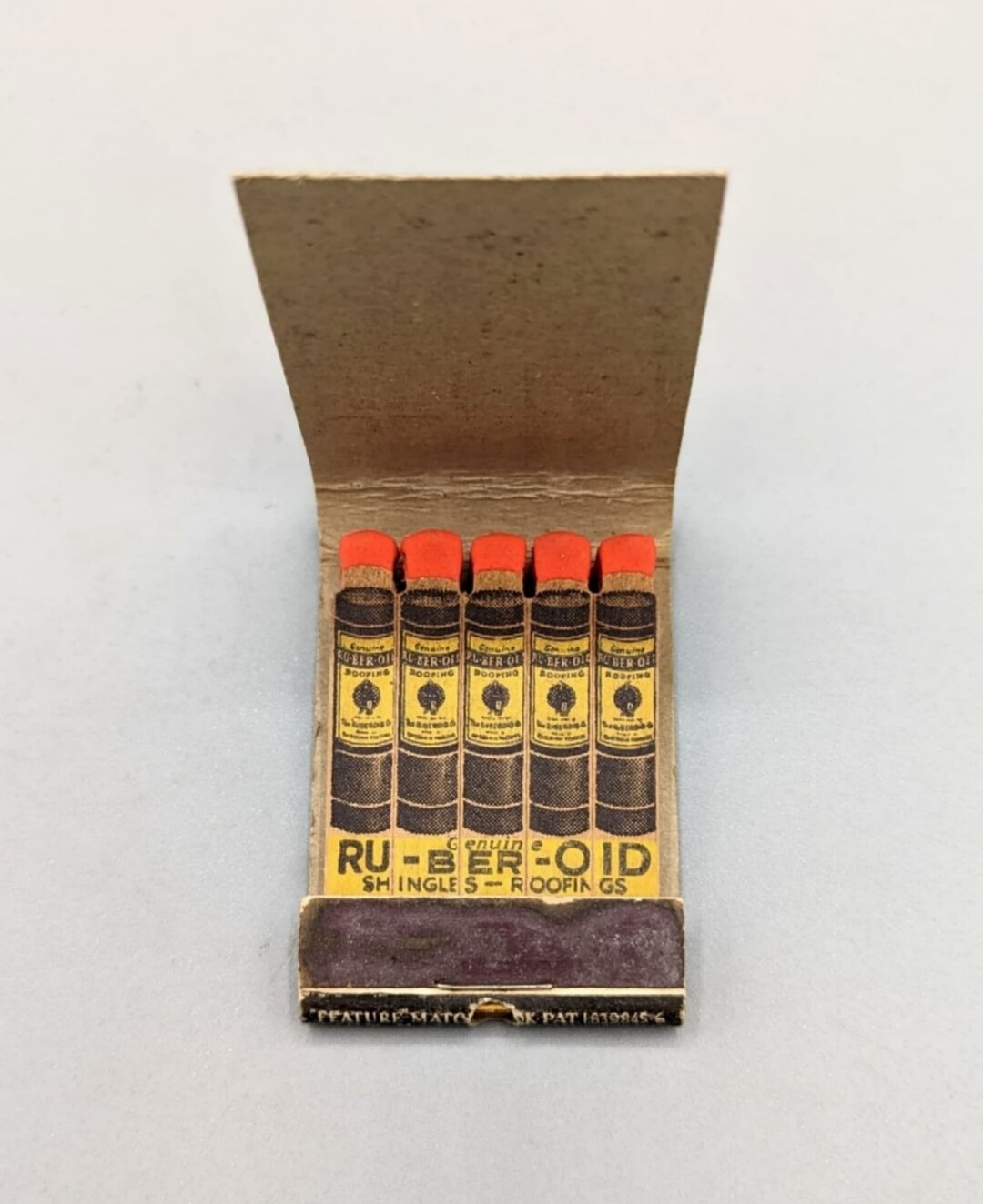 Ruberoid Corporation - Asbestos Products - Rare Vintage Full & Unstruck ...