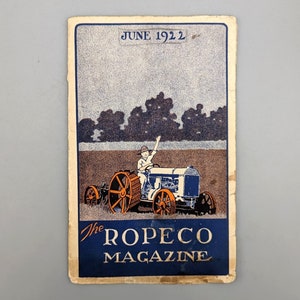 The Ropeco Magazine, June Issue, Vintage Illustrated Children&#39;s Periodical (1922)