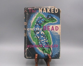 Norman Mailer, The Naked and the Dead, Rare vintage UK 1st Edition Book w / Dust Jacket (1949)