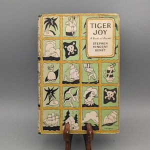 Stephen Vincent Benét, Tiger Joy: A Book of Poems, Vintage 1st Edition w/ Dust Jacket (1925)