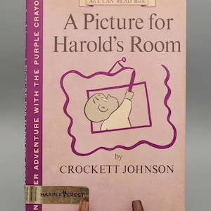 Crockett Johnson, A Picture for Harold es Room, Seltenes Vintage Buch mit Staubjacke (1960)