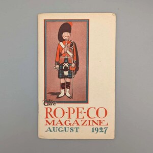 The Ropeco Magazine, August Issue, Rare Vintage Children’s Periodical (1927)