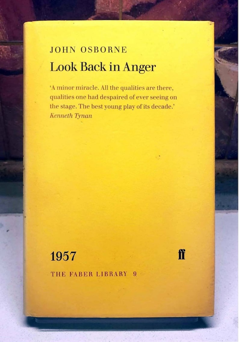 John Osborne, Look Back in Anger, Vintage Faber Library Edition Book W