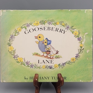 Bethany Tudor, Gooseberry Lane, Rare Vintage 1st Edition Children's Book w/ Dust Jacket (1963)