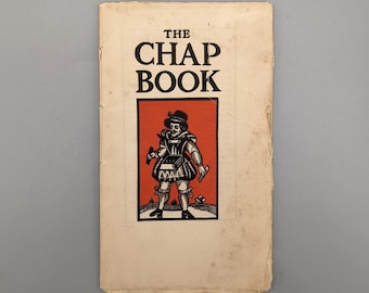 H.S. Stone & Company, The Chap-Book, August Issue, Vintage Illustrated Literary Periodical (1896)