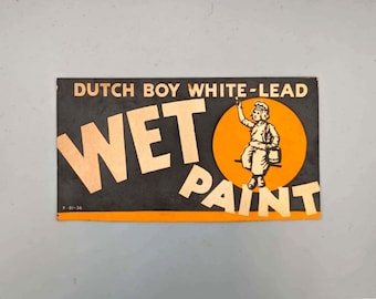 レア Dutch Boy Paints ダッチボーイ 看板 レア Dutch Boy Paints ダッチボーイ 看板 レア Dutch Boy Paints