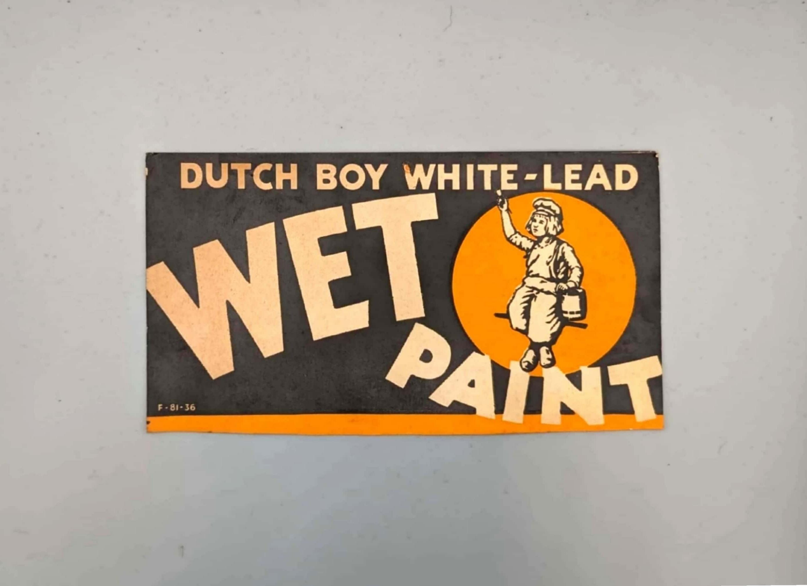 Dutch Boy Paint Sign - Etsy