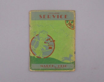 Fritz-Cross Service, March Issue, Vintage Joke Booklet [Vol. 9/No. 10] (1930)