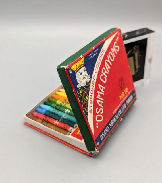 Osama Shokai Co., King Crayons, No. 12, Rare Vintage Full & Unused