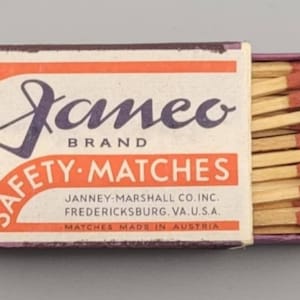 Janco Brand, Vintage Full & Unstruck Safety Matchboxes - Lot of 70 (1950&#39;s)