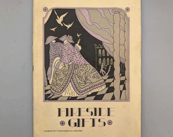 Fireside Industries, Fireside Gifts, Rare Vintage Art Deco Illustrated Mail Order Catalog (1928)