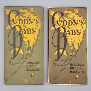 Margaret Hill McCarter, Cuddy's Baby, raro libro con copertina morbida vintage illustrato della prima edizione con scatola originale (1917)