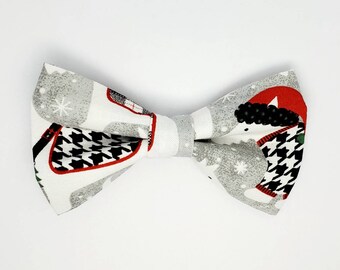 Christmas Dog Bow Tie - Christmas Cat Bow Tie - Buffalo Plaid Dog Bow Tie - Buffalo Plaid Cat Bow Tie