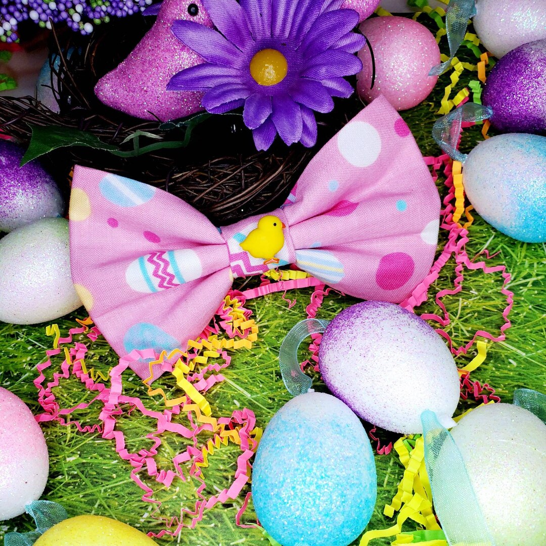 easter dog bow tie