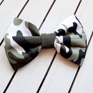 Camo Dog Bow Tie | Cat Bow Tie | Dog Collar Bow Tie | Cat Collar Bow Tie | Pet Bow Tie | Camouflage Bow Tie