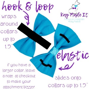 Frozen Bow Set Frozen Dog Bow Tie Frozen Cat Bow Tie Frozen Collar Bow Frozen Bow Olaf Bow Anna Dog Bow Tie Elsa Dog Bow Tie image 6