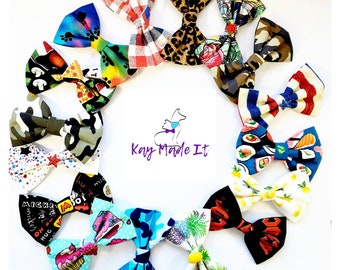 Dog Bow Tie | Cat Bow Tie | Dog Collar Bow Tie | Cat Collar Bow Tie | Pet Bow Tie