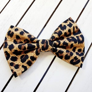 Leopard Print Dog Bow Tie | Cat Bow Tie | Dog Collar Bow Tie | Cat Collar Bow Tie | Pet Bow Tie