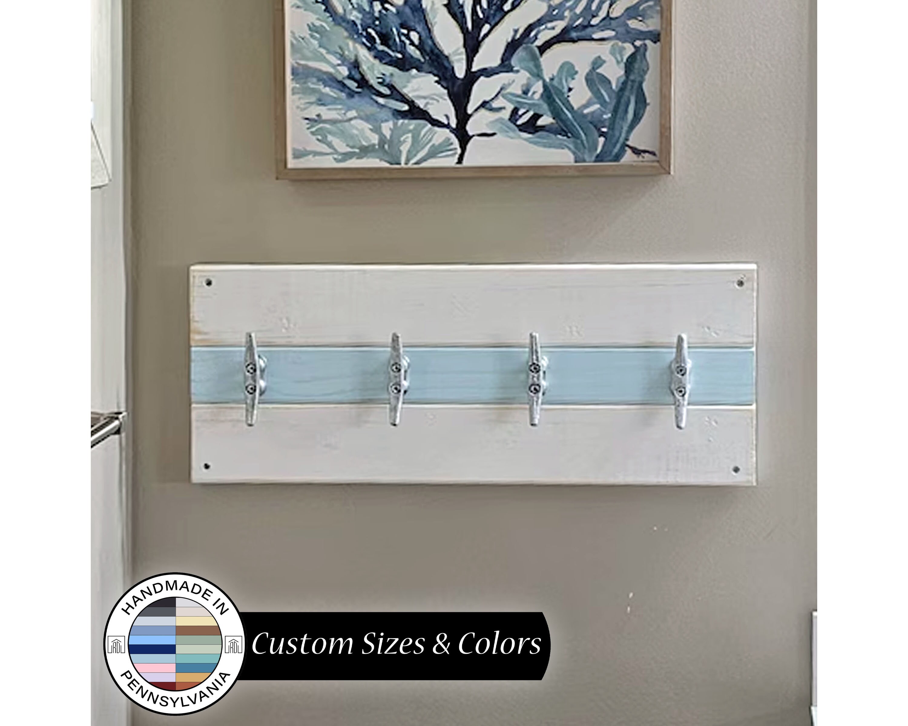 Boat Cleat Towel Rack Rope Towel Holder Ring (210024) Classic Boat