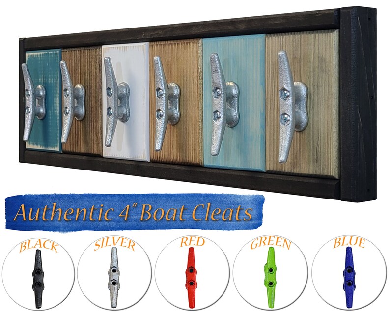 Stone Harbor Boat Cleat Wall Hook Rack Customizable Home Etsy