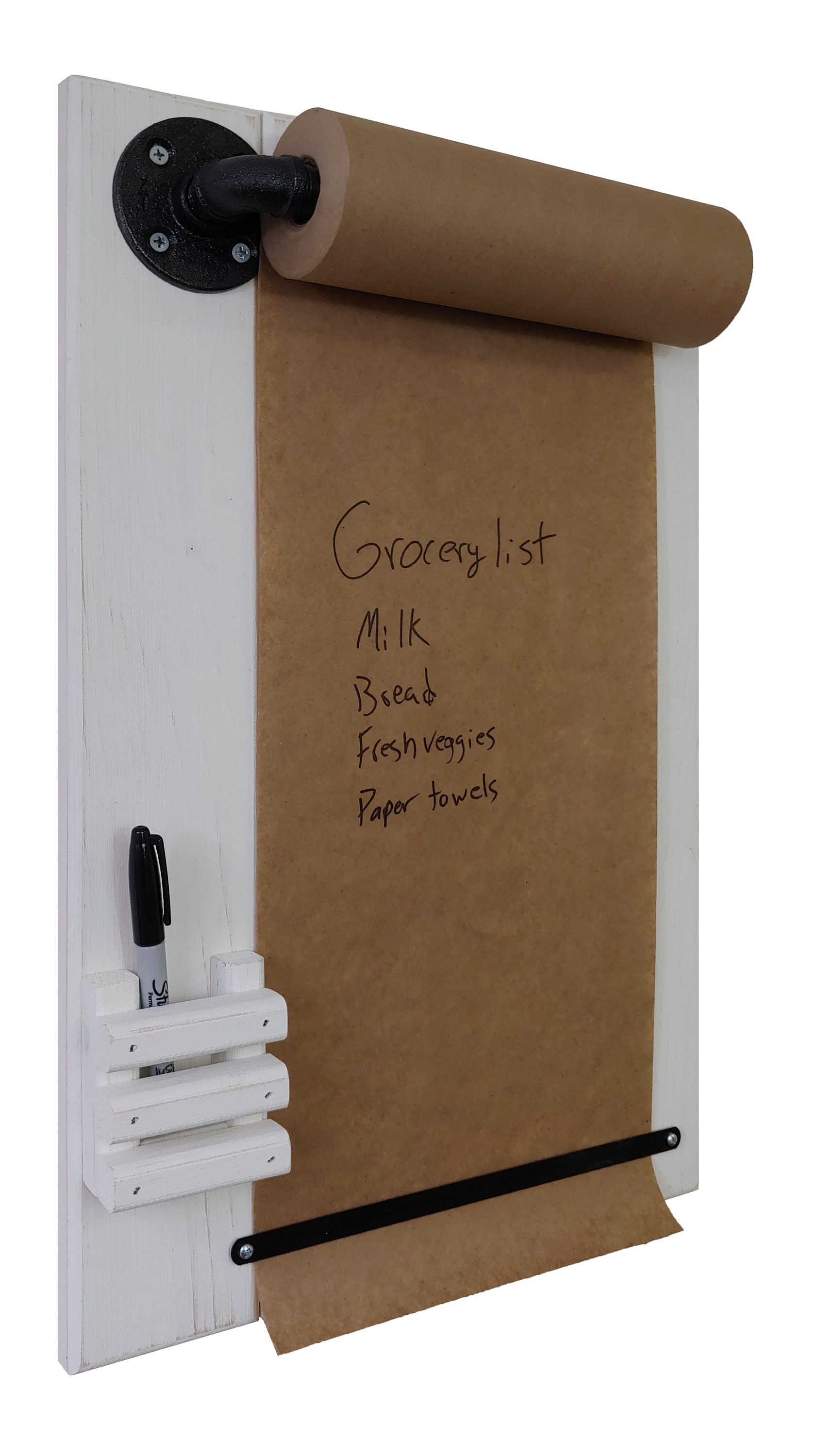 Rydal Wooden Memo Paper Roll Holder 20 Paint Colors Family Etsy