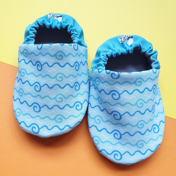 Baby Shoes Summer Waves Crib baby shoes Walker Baby Shoes | Etsy