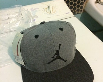 Very Rare!!Vintage Cap Hat Nike Air Jordan Michael Leather 90s New!New!HTF!!