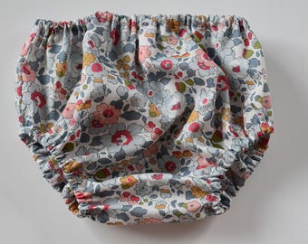 Panties - bloomer for baby in liberty Betsy porcelain