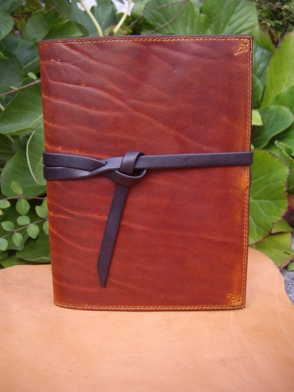 Couvrelivre avec rabat en cuir JeanLucien Etsy