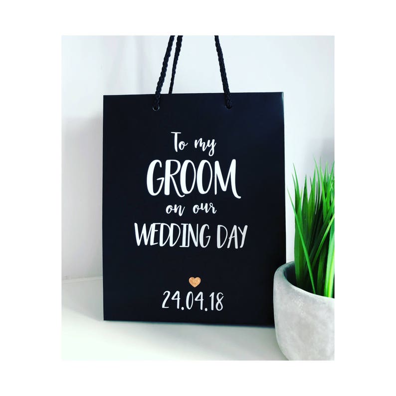 gift bag for groom