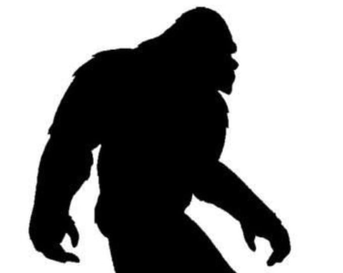 Bigfoot Stencil Made from 4 Ply Mat Board-Choose a Size-From 5x7 to 24x36