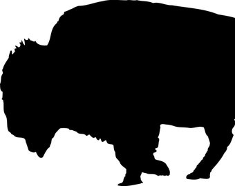 Pack of 3 Bison Stencils, 16x20, 11x14 and 8x10 Made From 4 Ply Matboard -Package includes One of Each Size