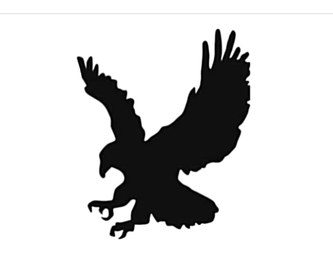 Pack of 3 Eagle Style 2 Stencils Made from 4 Ply Mat Board, 11x14, 8x10 and 5x7 -Package includes One of Each Size