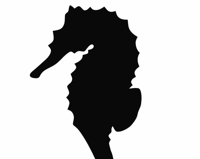 Seahorse Stencil Made from 4 Ply Mat Board-Choose a Size-From 5x7 to 24x36