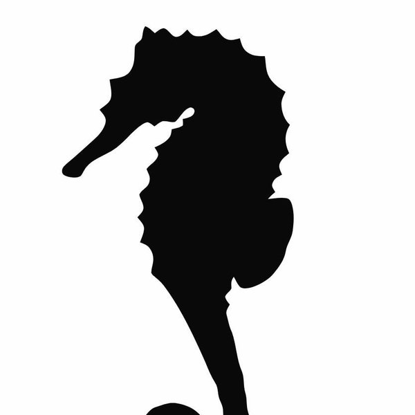Seahorse Stencil Made from 4 Ply Mat Board-Choose a Size-From 5x7 to 24x36