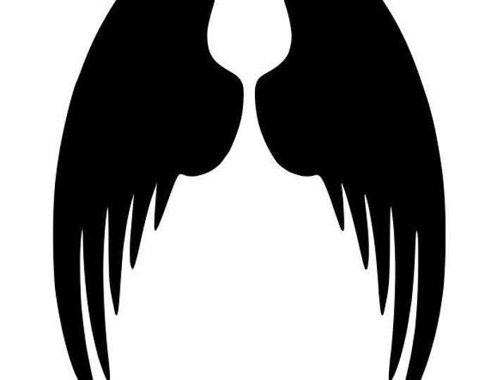 Angel Wings Pumpkin Stencil printable-simple-angel-pumpkin-stencil