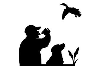 Pack of 3 Bird Hunter Stencils Made from 4 Ply Mat Board, 11x14, 8x10 and 5x7 -Package includes One of Each Size