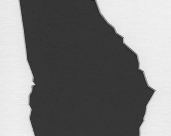 Pack of 3 Square Georgia State Stencils Made From 4 Ply Mat Board 12x12, 8x8 and 6x6 -Package includes One of Each Size