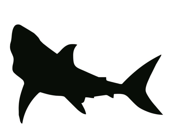 Shark Stencil Made from 4 Ply Mat Board-Choose a Size-From 5x7 to 24x36