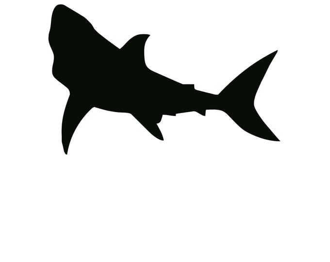 Pack of 3 Shark Stencils Made from 4 Ply Mat Board 16x20, 11x14, 8x10 -Package includes One of Each Size