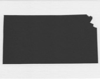 Pack of 3 Square Kansas State Stencils Made From 4 Ply Mat Board 12x12, 8x8 and 6x6 -Package includes One of Each Size