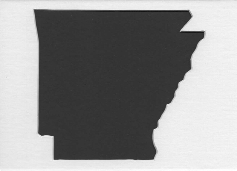 Arkansas State Stencil Made From 4 Ply Mat Board-choose a - Etsy