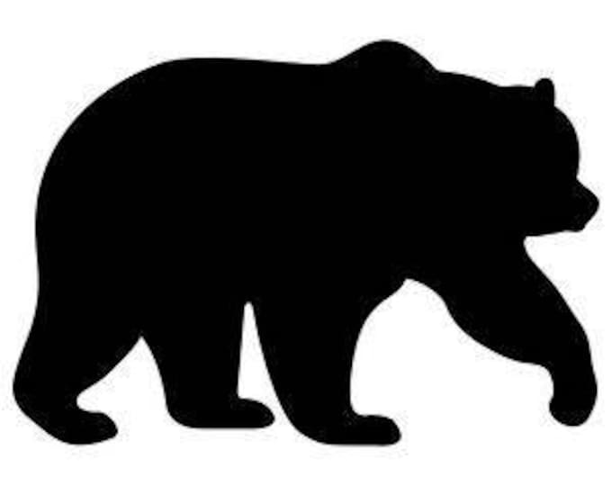 Pack of 3 Bear #3 Stencils Made from 4 Ply Mat Board, 18x24, 16x20 and 11x14 -Package includes One of Each Size