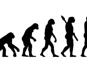 Evolution Stencil Made from 4 Ply Mat Board-Choose a Size-From 5x7 to 24x36